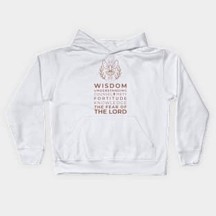 7 Gifts of the Holy Spirit — Catholic Confirmation Kids Hoodie